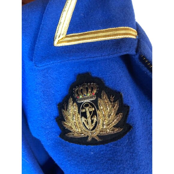 Military Jacket, Baseball Jacket, Vintage Designer, Cropped Jacket, 80s Cropped - Picture 4 of 10